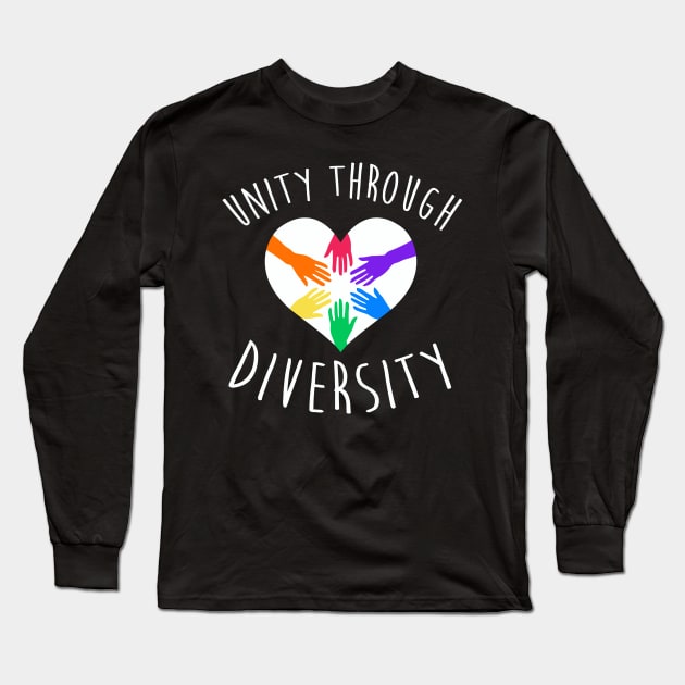 Unity Through Diversity Differences Celebrate Long Sleeve T-Shirt by tanambos